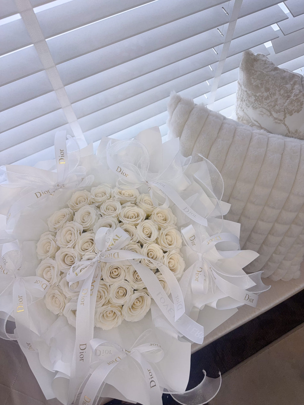 Pearl White Roses