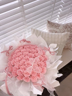 Elegance Round Pink Roses