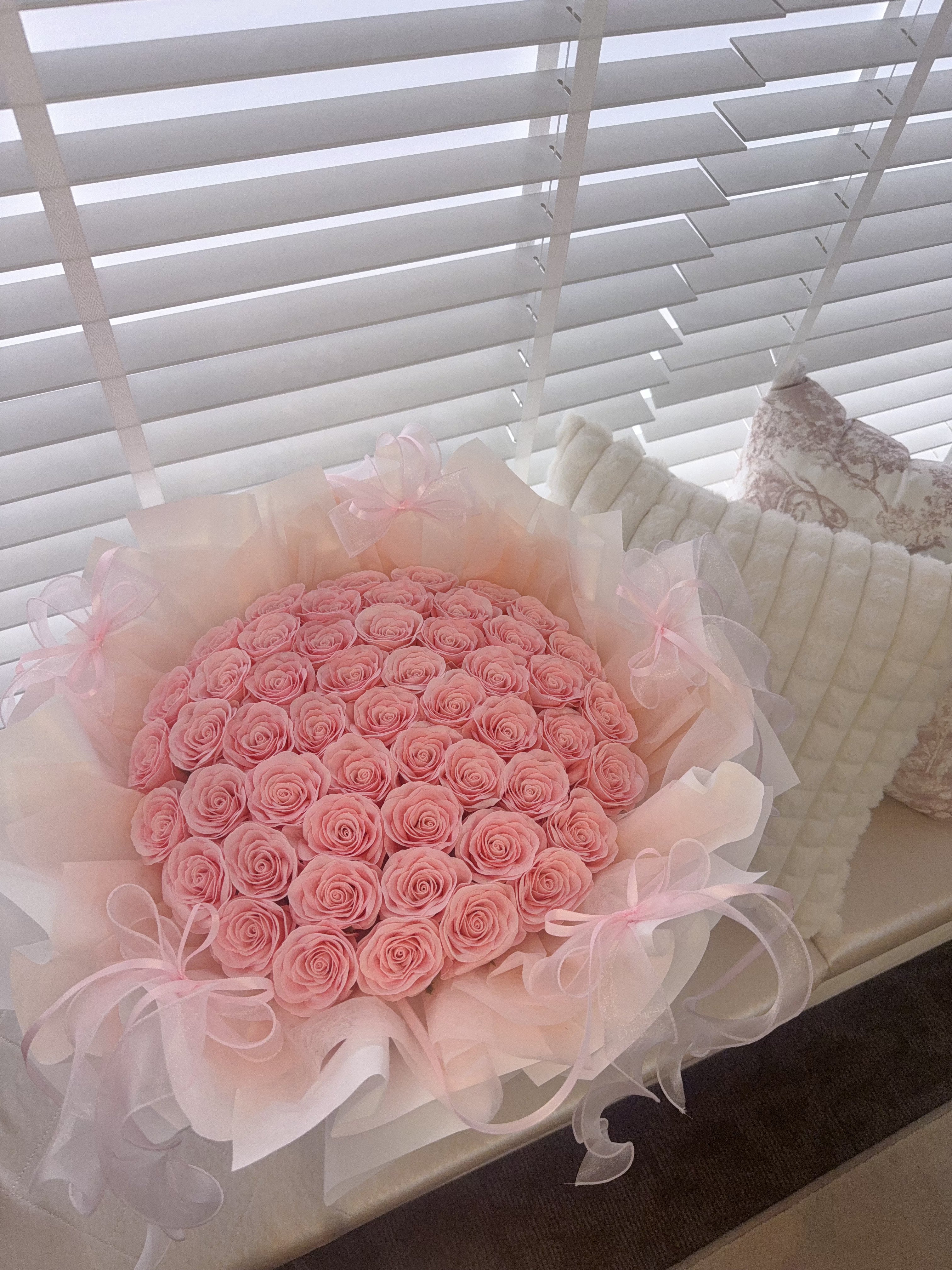 Whispering Pink Roses