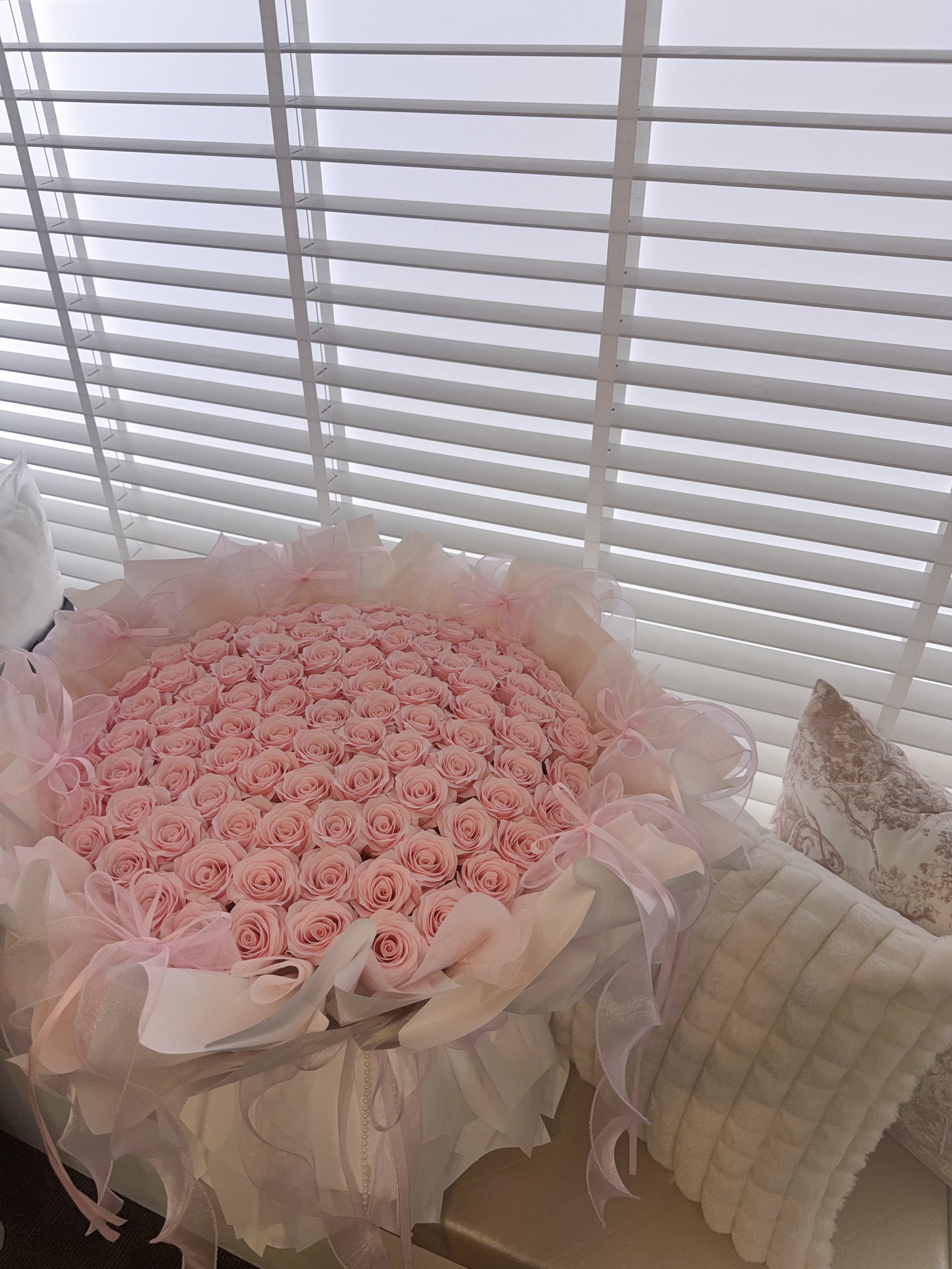 Whispering Pink Roses