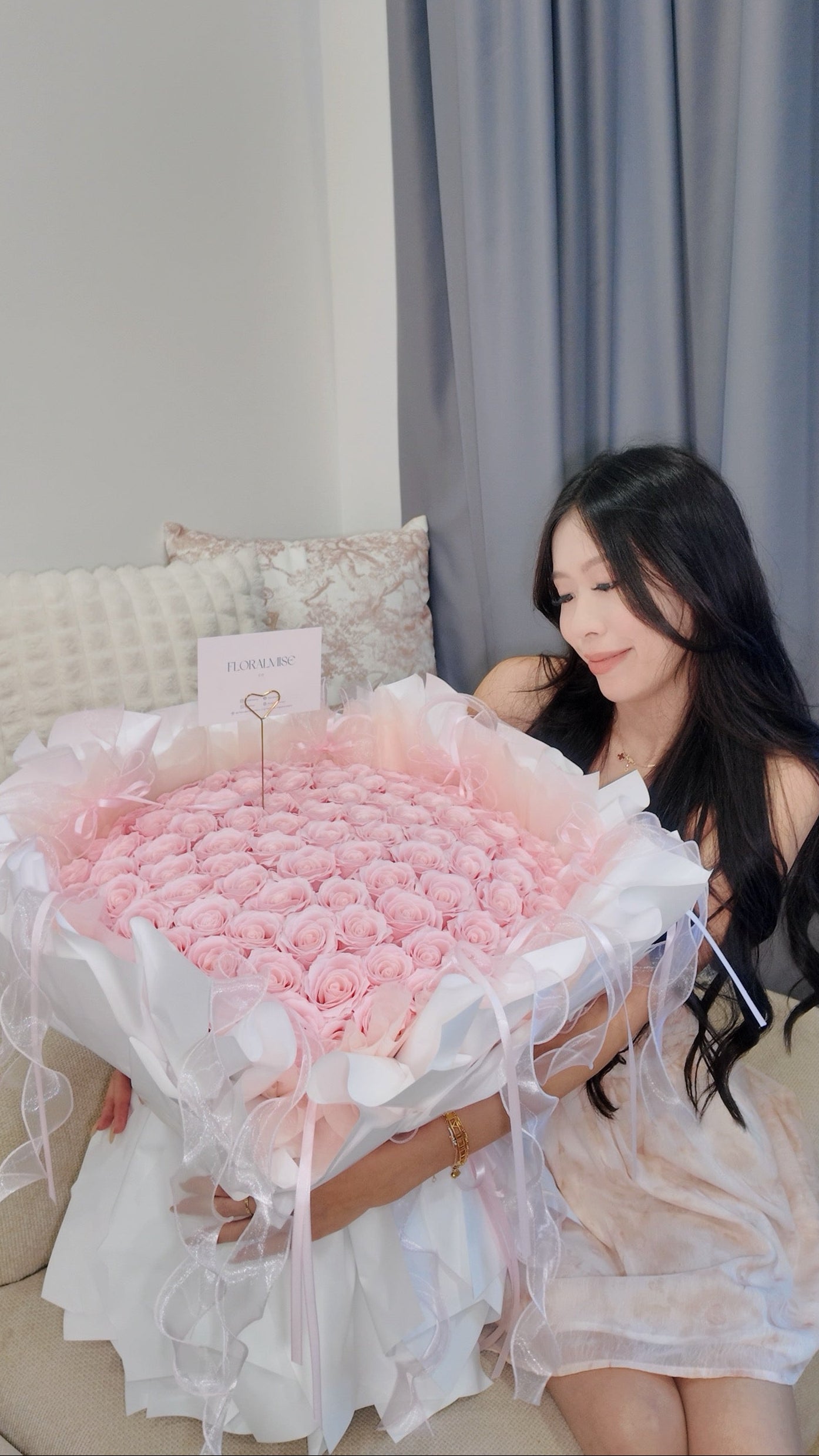 Whispering Pink Roses