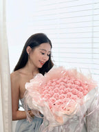 Whispering Pink Roses
